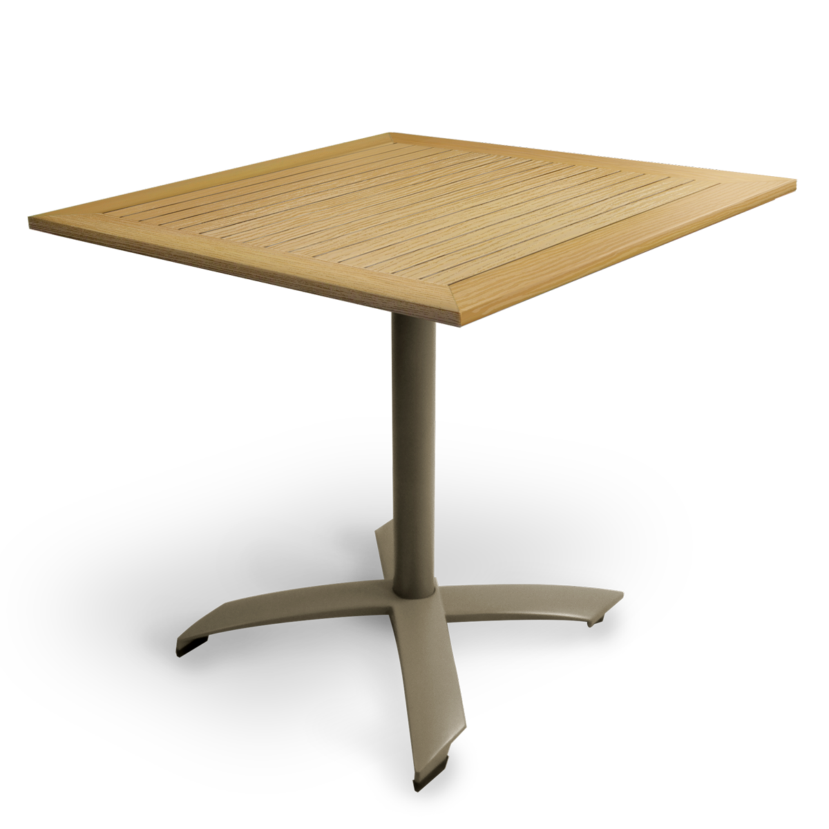 Permawood Tan Outdoor Stackable Table