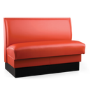 Upholstered Plain Back Booth