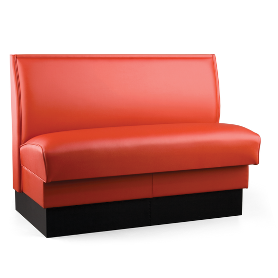 Upholstered Plain Back Booth