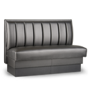 Upholstered Channel Back Booth