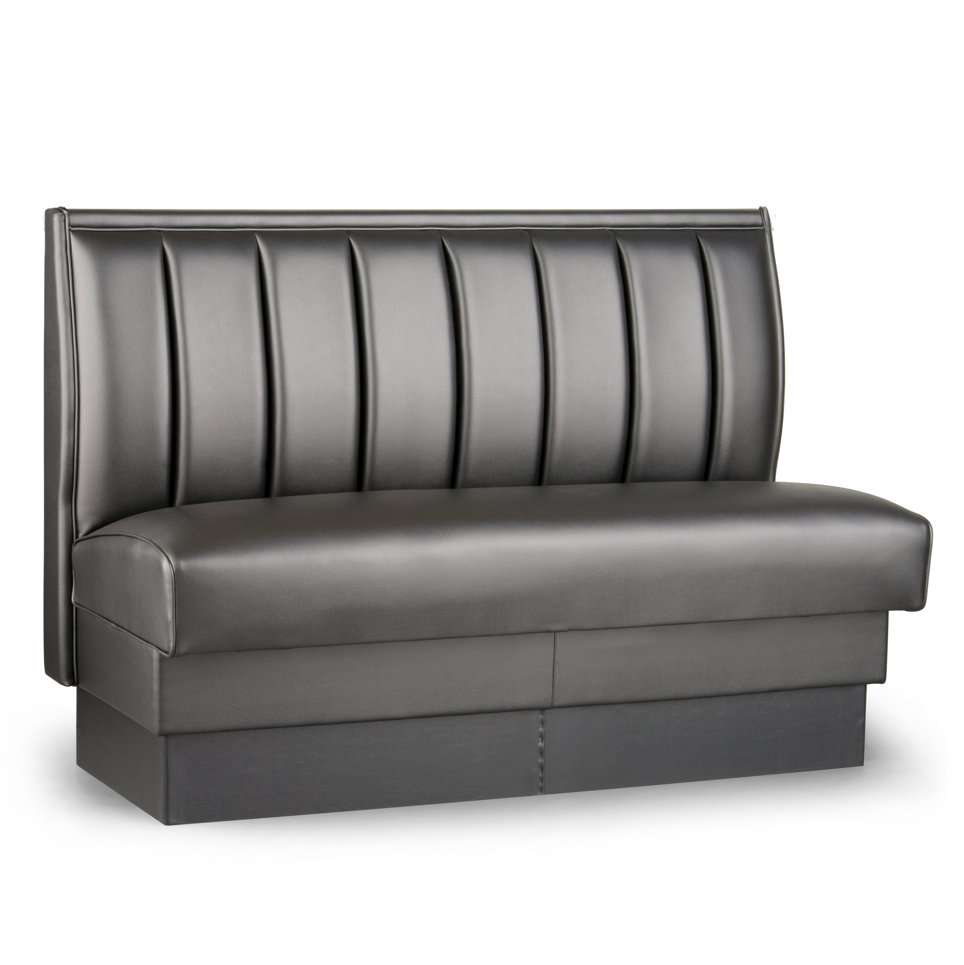 Upholstered Channel Back Booth