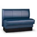 Upholstered Stitched-Panel Back Booth