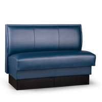 Upholstered Stitched-Panel Back Booth