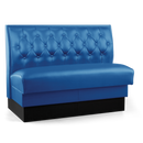 Upholstered Sewn Button-Tuft Booth