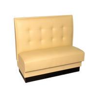 Square Stitched Button Tuft Booths