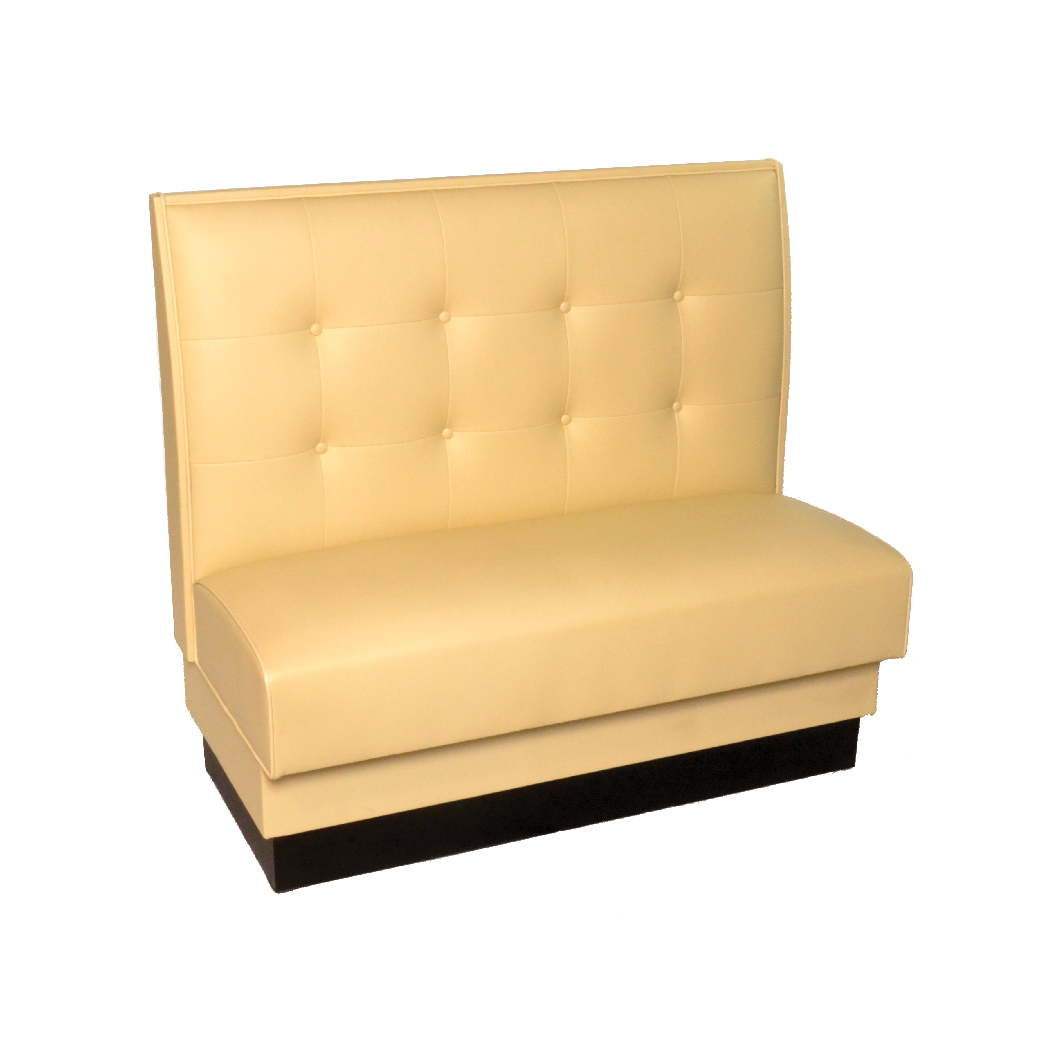 Square Stitched Button Tuft Booths