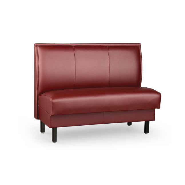 Upholstered Stitched-Panel Back Booth