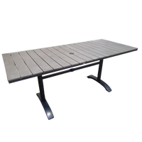 Permawood Aluminum Outdoor Rectangular Table