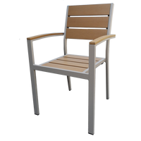Permawood Tan Outdoor Arm Chair