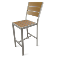 PermaWood Tan Outdoor Barstool