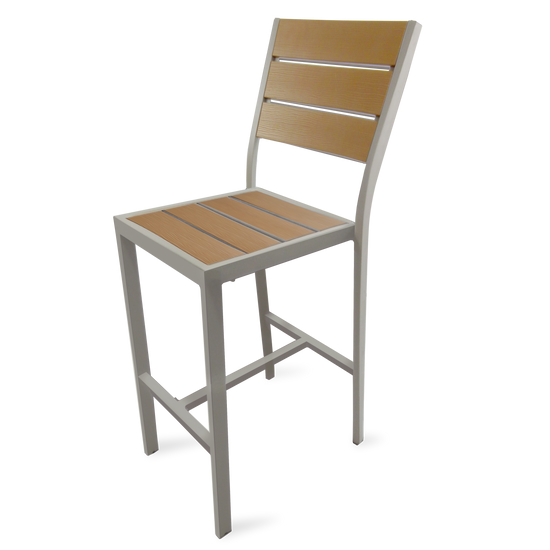 PermaWood Tan Outdoor Barstool