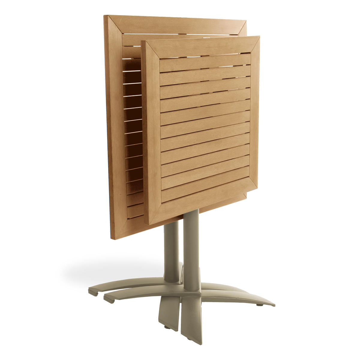 Permawood Tan Outdoor Stackable Table