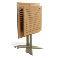 Permawood Tan Outdoor Stackable Table